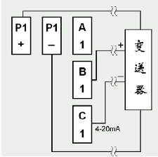 SWP-TSR200中長(zhǎng)圖彩色無(wú)紙記錄儀四線制變送器接線