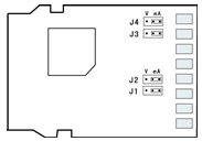 雙回路顯示控制儀主板示意圖