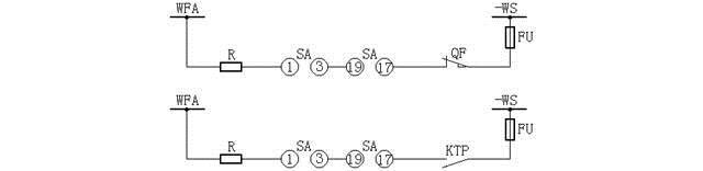 開關事故跳閘音響回路接線圖 開關事故跳閘音響回路接線圖