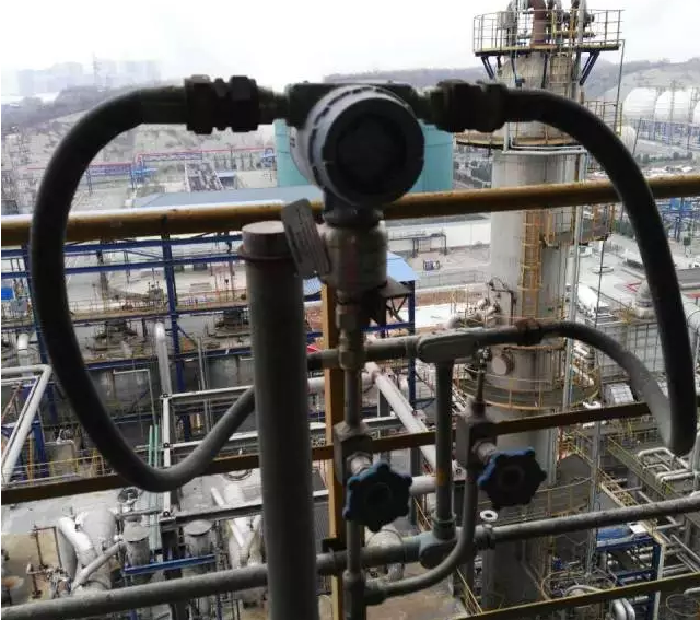 ERS儀表測(cè)藏量現(xiàn)場(chǎng)下取壓口1