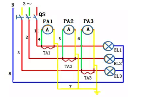 交流三相電路導線顏色