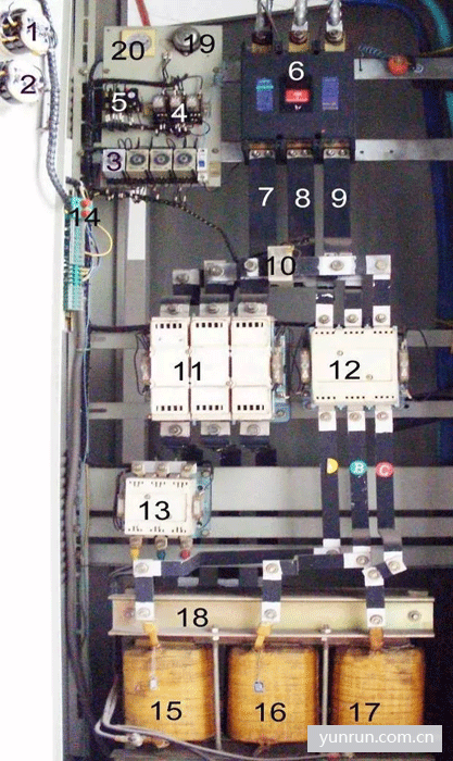 自耦變壓器減壓起動(dòng)柜元件實(shí)物圖 自耦變壓器減壓起動(dòng)柜元件實(shí)物圖