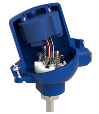 將溫度變送器安裝在接線盒保護帽上 將溫度變送器安裝在接線盒保護帽上