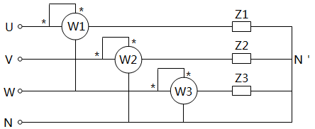三相四線制負載星形聯接 三相四線制負載星形聯接