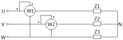 三相三線制負載星形聯接 三相三線制負載星形聯接