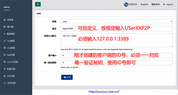 WRAS軟件客戶端配置P2P參數 WRAS軟件客戶端配置P2P參數