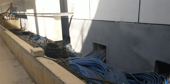 抗爆控制室儀表進(jìn)線現(xiàn)場(chǎng)圖片1