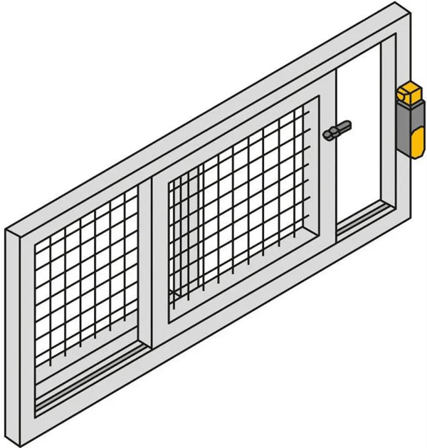 安全門的示意圖 安全門的示意圖