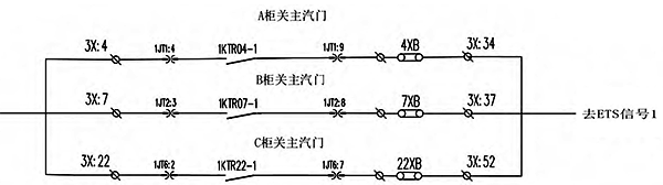 修改前發變組電跳機邏輯圖 修改前發變組電跳機邏輯圖