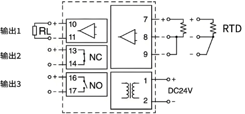 熱電阻信號報警設定器接線圖