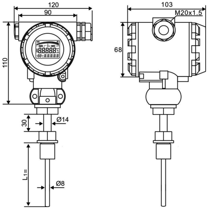 SWP-ST61T28外形尺寸圖